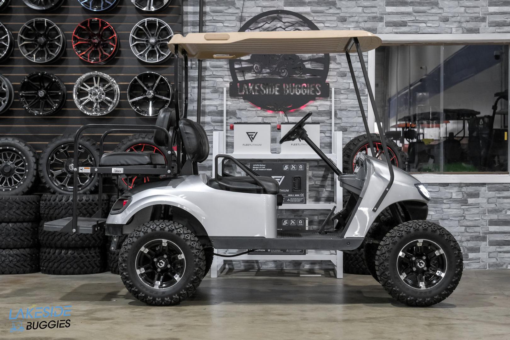 2019 EZGO TXT ELITE LITHIUM REFURBISHED - SILVER - Oceanside Golf Cars