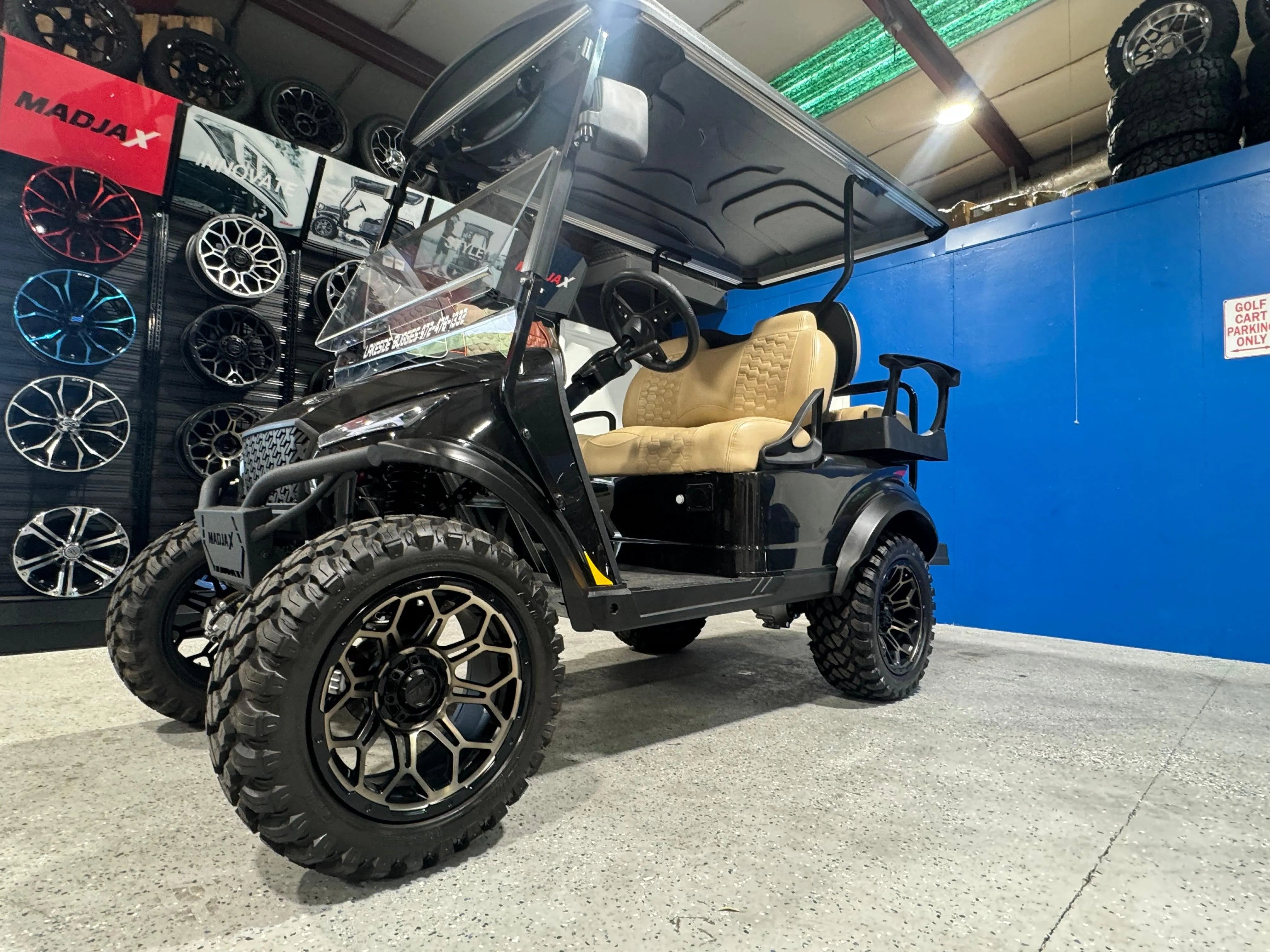 2023 MADJAX X SERIES - GLOSS BLACK - Oceanside Golf Cars