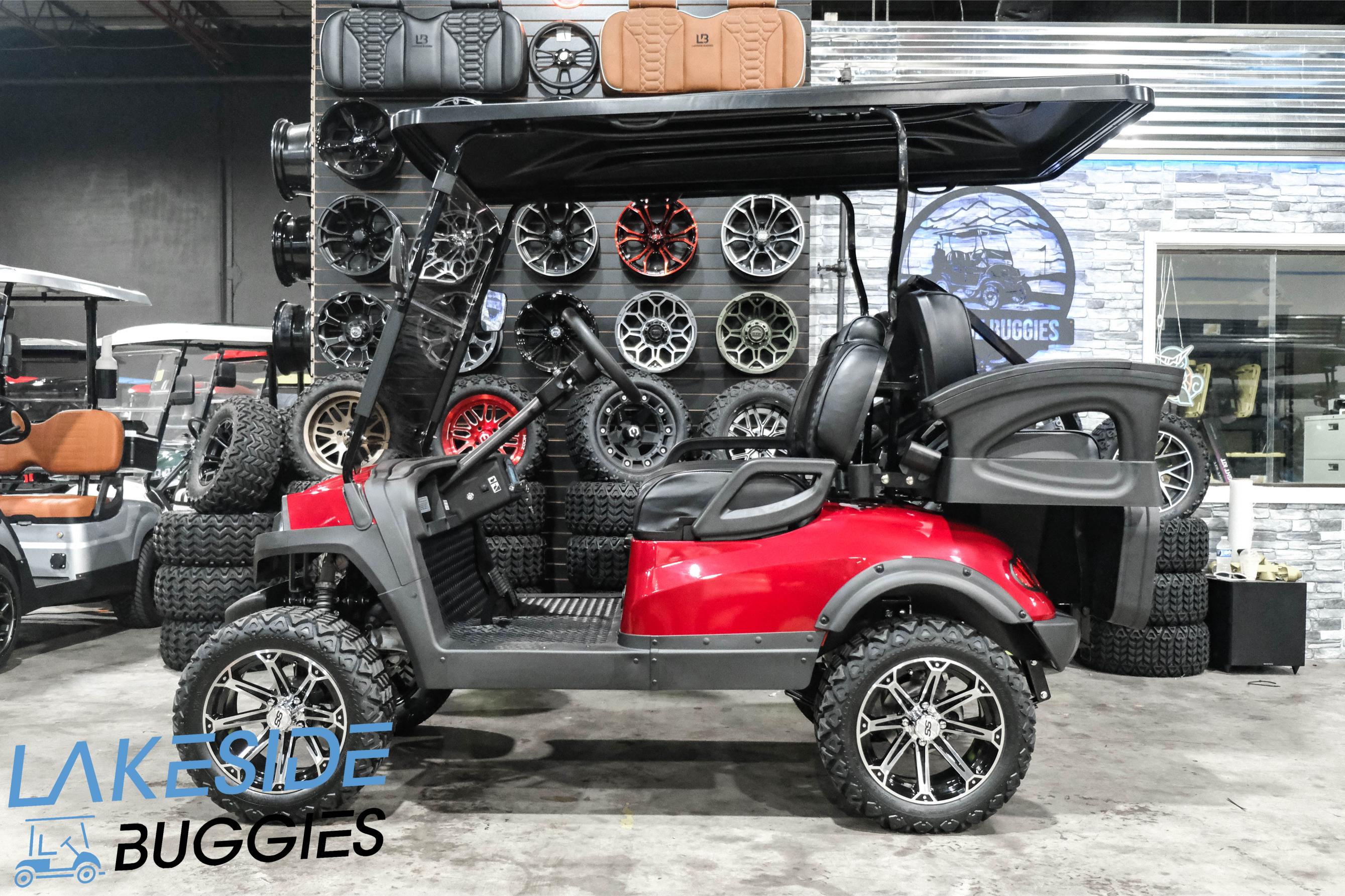 2024 Kodiak EV Apex Red 4 Passenger Lithium Golf Cart | Oceanside