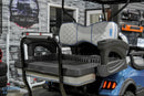 Golf cart rear seat.