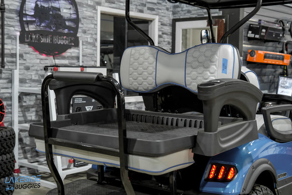 Golf cart rear seat.