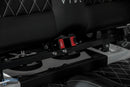 Black seatbelt bar.