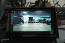 Rearview camera display.