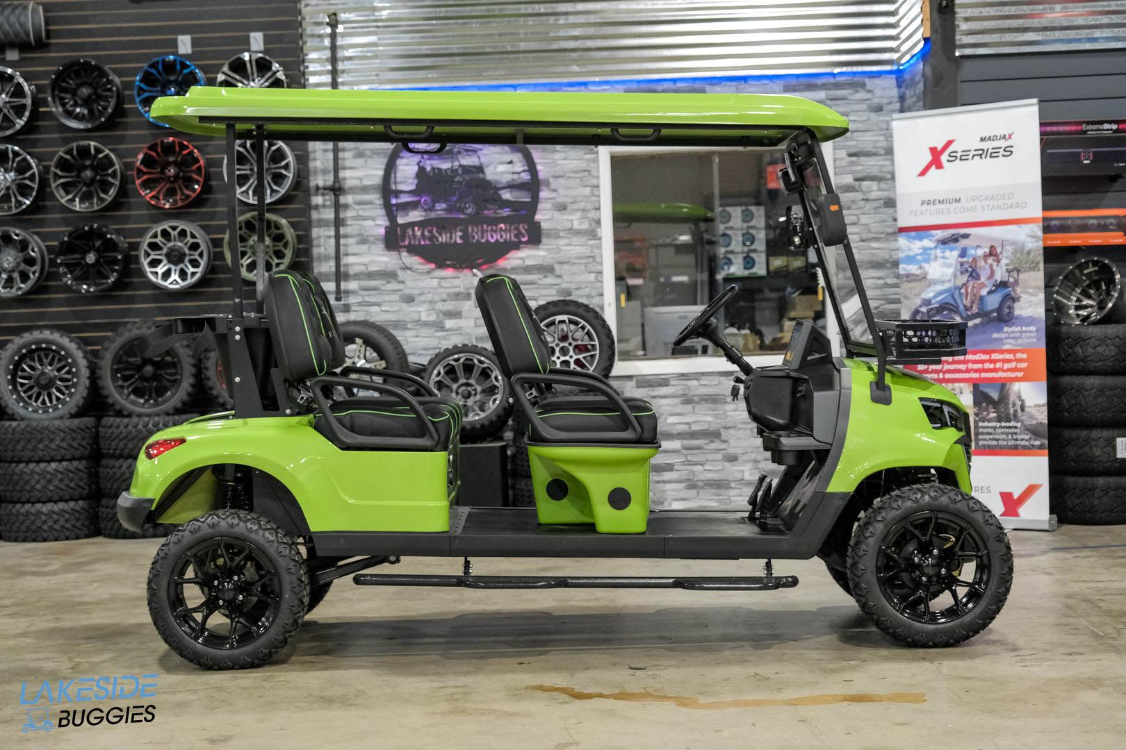 2024 VIBE EV4 FORWARD FACING 4 PASSENGER GOLF CART - LIME GREEN - Oceanside Golf Cars