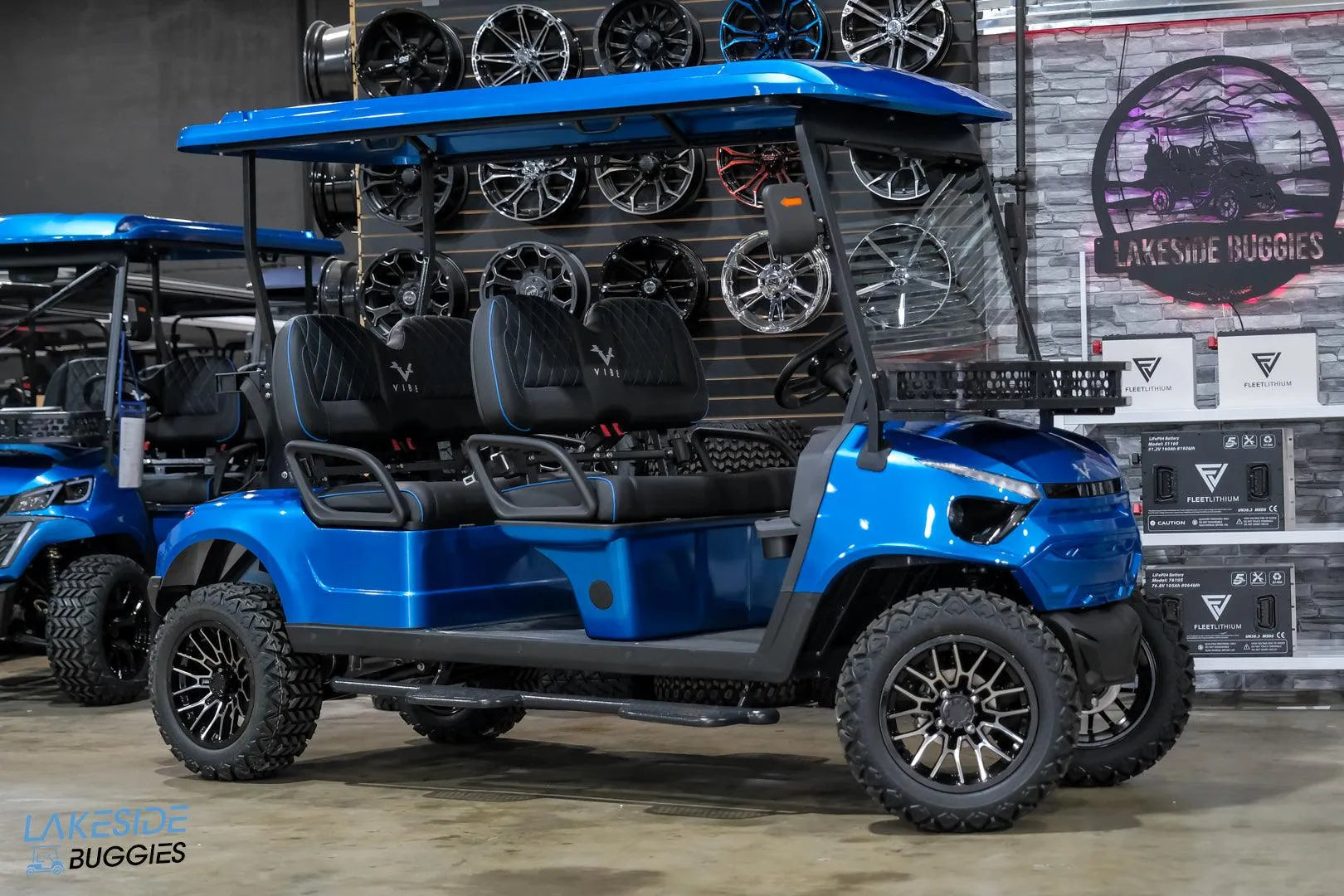 2024 VIBE Flex 4 Forward Facing Electric Golf Cart - Oceanside Golf Cars