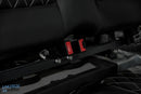 Black seatbelt receiver.