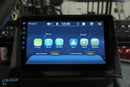 Car infotainment system display.
