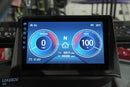 Digital vehicle dashboard display.