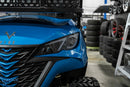 Blue golf cart.