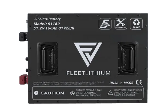 51 Volt 160 AH Fleet Lithium Battery - Oceanside Golf Cars
