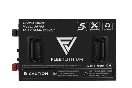 76 Volt 105 AH Fleet Lithium Battery - Oceanside Golf Cars