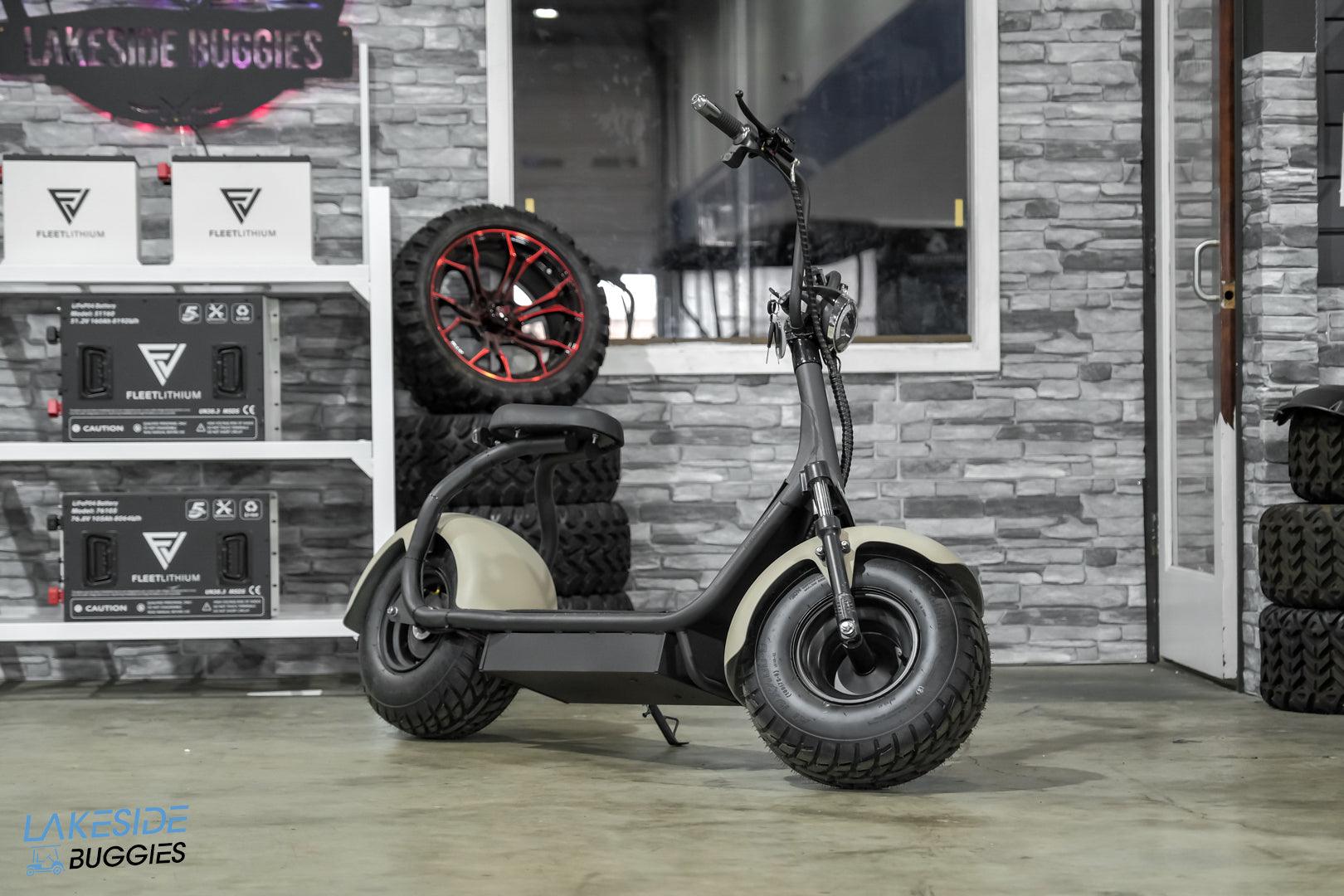 E-Riderrs Fat Tire Electric Scooter 25 MPH Top Speed - Oceanside Golf Cars