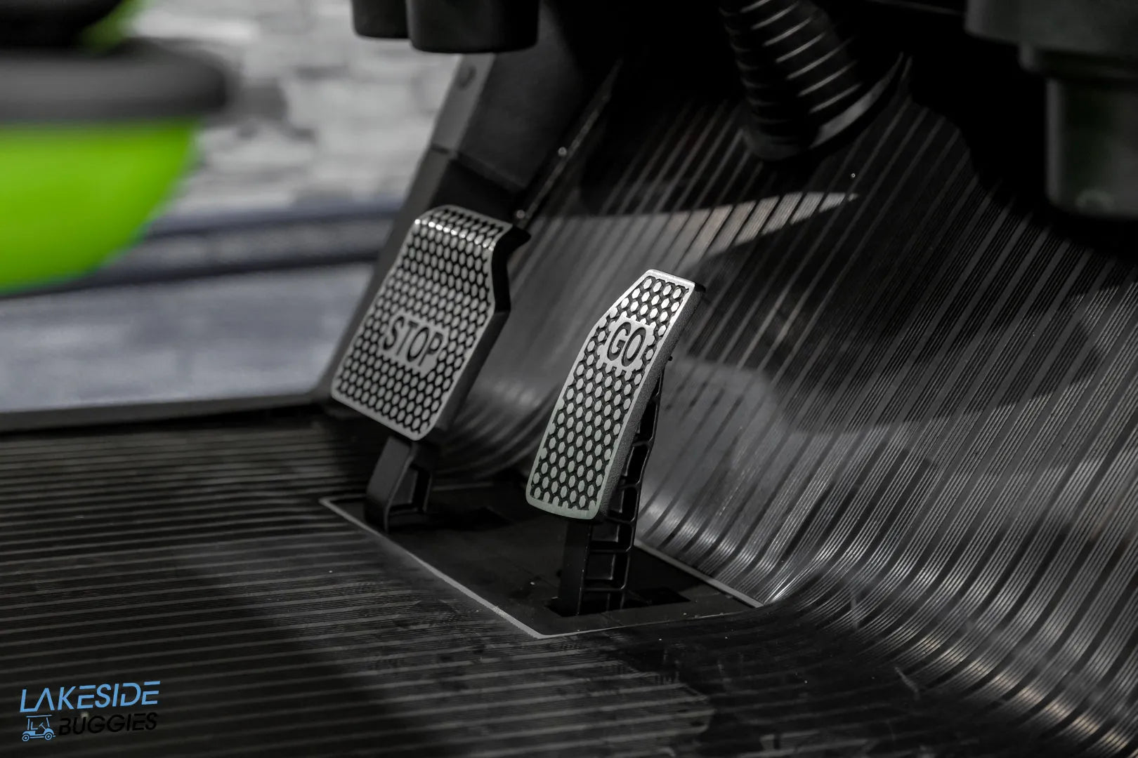 golf cart pedals Loaded Vibe EV6 - 6 Passenger Electric Golf Cart Rental