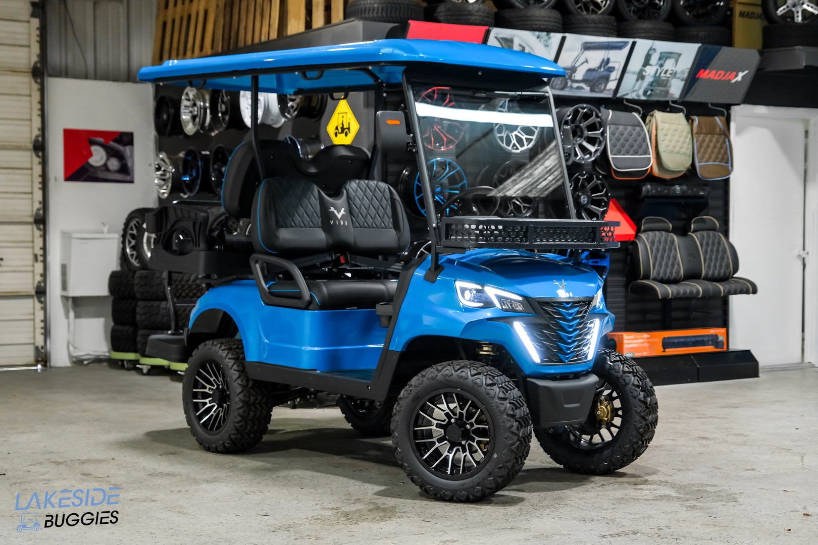 2025 Vibe EV - EV4 Beach Blue - Lithium Lifted