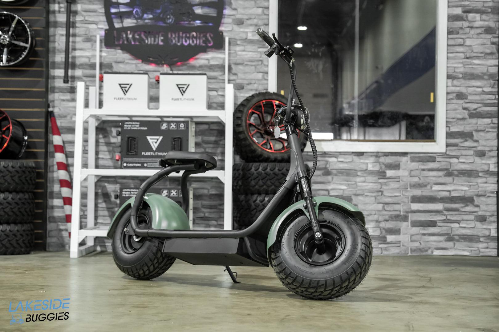 E-Riderrs Fat Tire Electric Scooter 25 MPH Top Speed - Oceanside Golf Cars