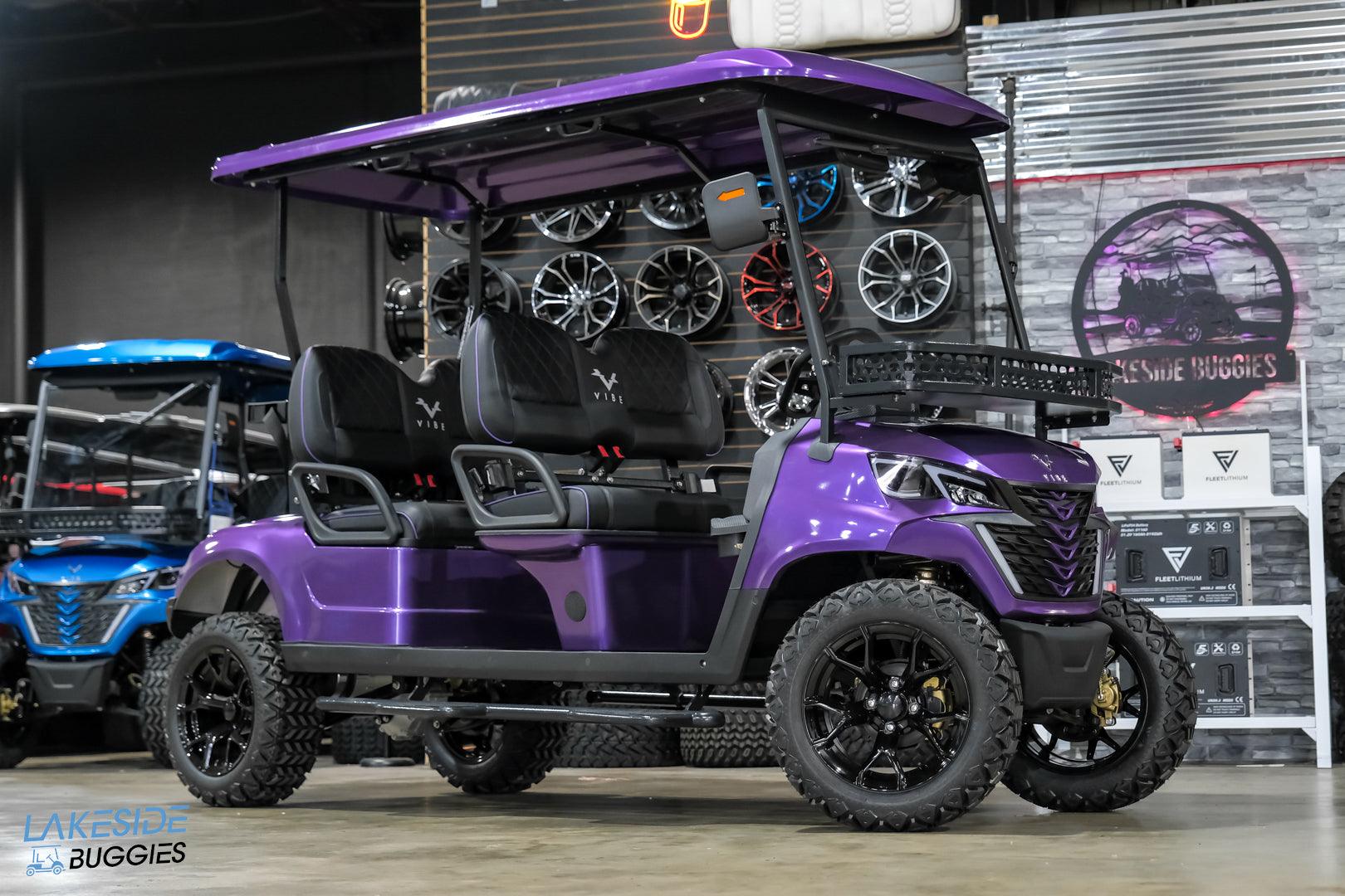 2024 VIBE EV4 PLUM PURPLE - GOLF CART - Oceanside Golf Cars