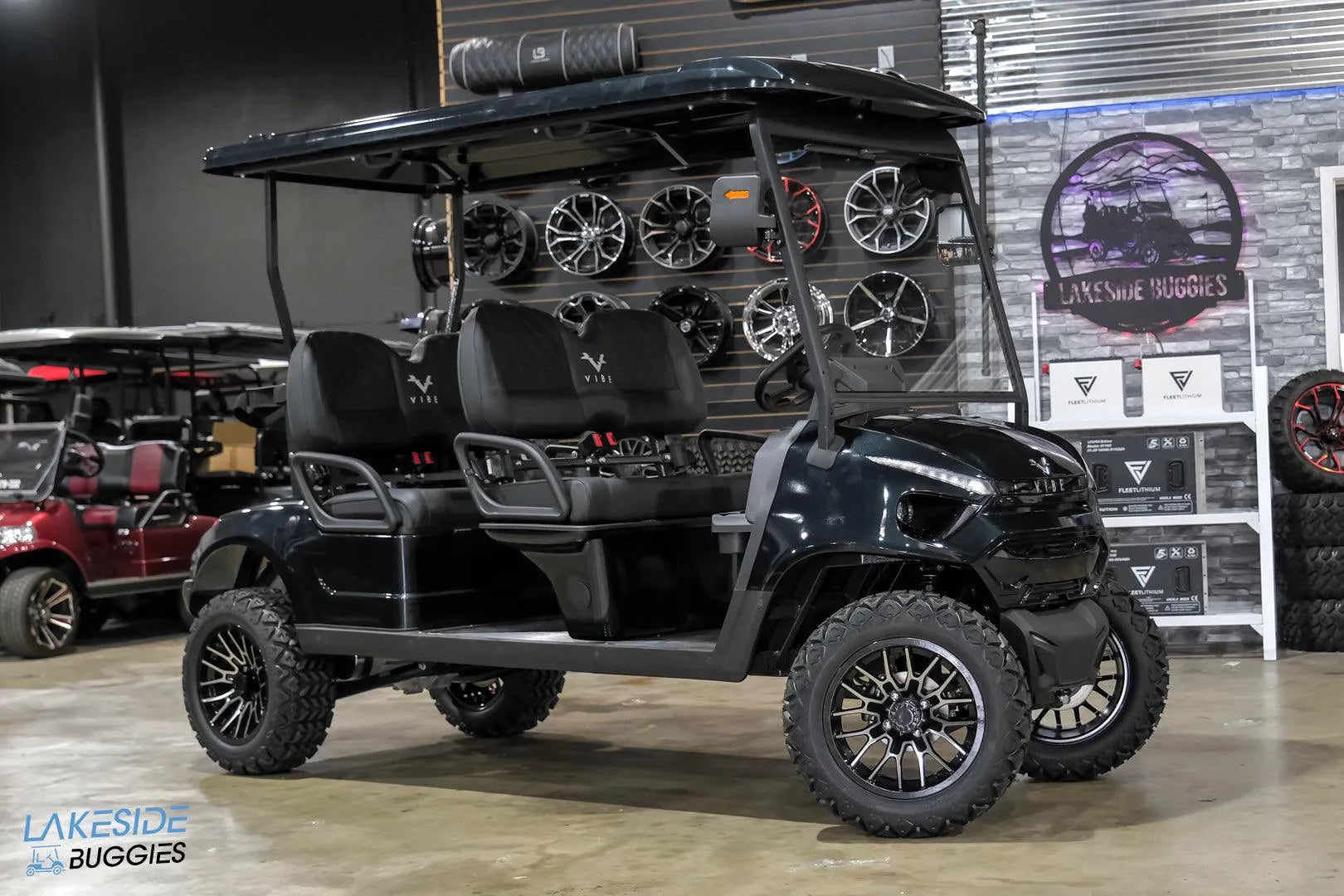 2024 VIBE Flex 4 Forward Facing Electric Golf Cart - Oceanside Golf Cars