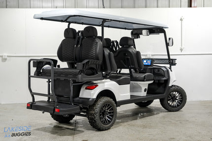 2025 Vibe EV - FLEX 6 - Lifted Golf Cart White Metallic - 0