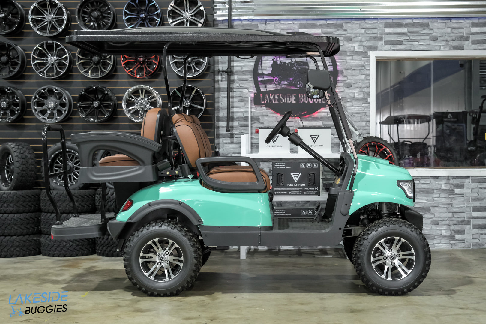 2024 Kodiak Defender Teal  Lifted  4 Passenger Golf Cart PN# 4C9KSB1D6PG647223