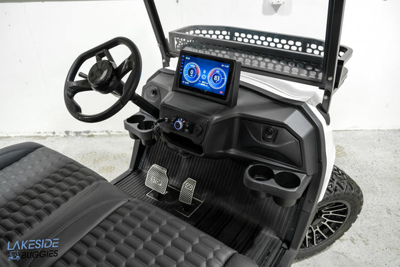 2025 Vibe EV - FLEX 4F - Lifted Golf Cart Arctic White