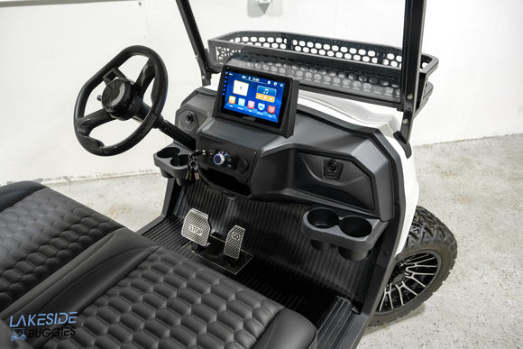 2025 Vibe EV - FLEX 6 - Lifted Golf Cart White Metallic