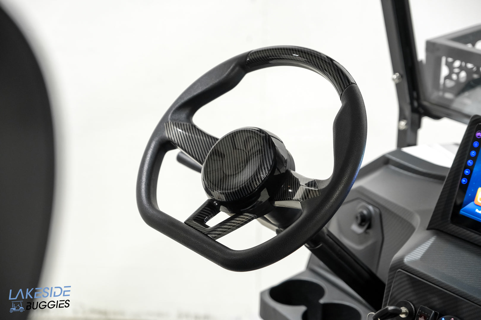 2025 Vibe EV - FLEX 6P Charcoal Grey Metallic Golf Cart Street