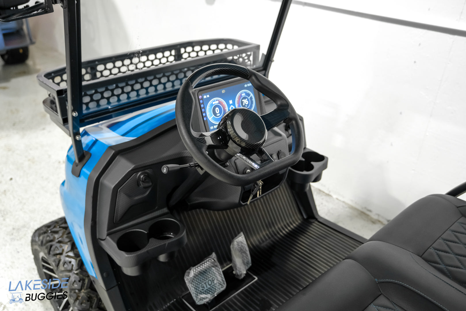 2025 Vibe EV - EV4 Beach Blue - Lithium Lifted
