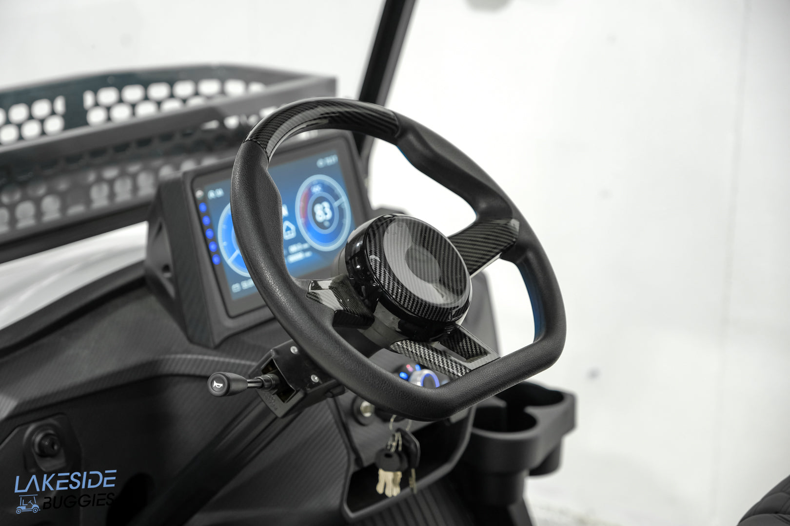 2025 Vibe EV - FLEX 4F - Lifted Golf Cart Arctic White
