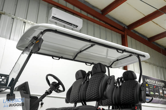 2025 Vibe EV - FLEX 4F - Lifted Golf Cart Arctic White