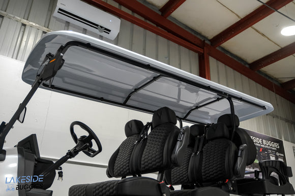 2025 Vibe EV - FLEX 6 - Lifted Golf Cart White Metallic