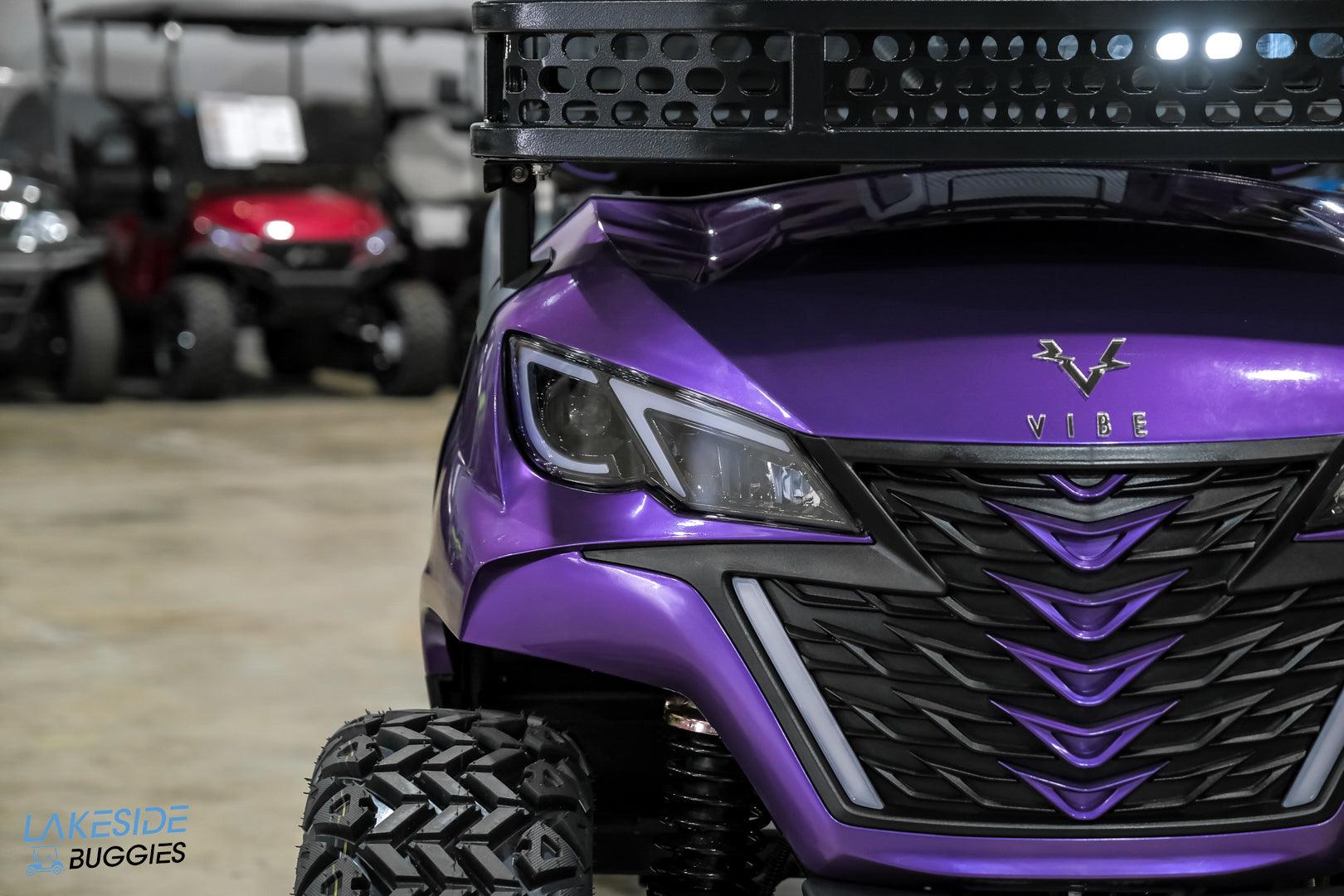 2024 VIBE EV4 PLUM PURPLE - GOLF CART - Oceanside Golf Cars