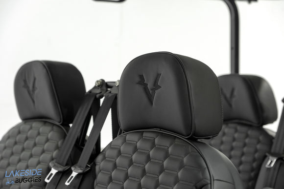 2025 Vibe EV - FLEX 4F - Lifted Golf Cart Arctic White