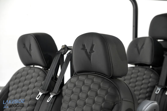 2025 Vibe EV - FLEX 6 - Lifted Golf Cart White Metallic