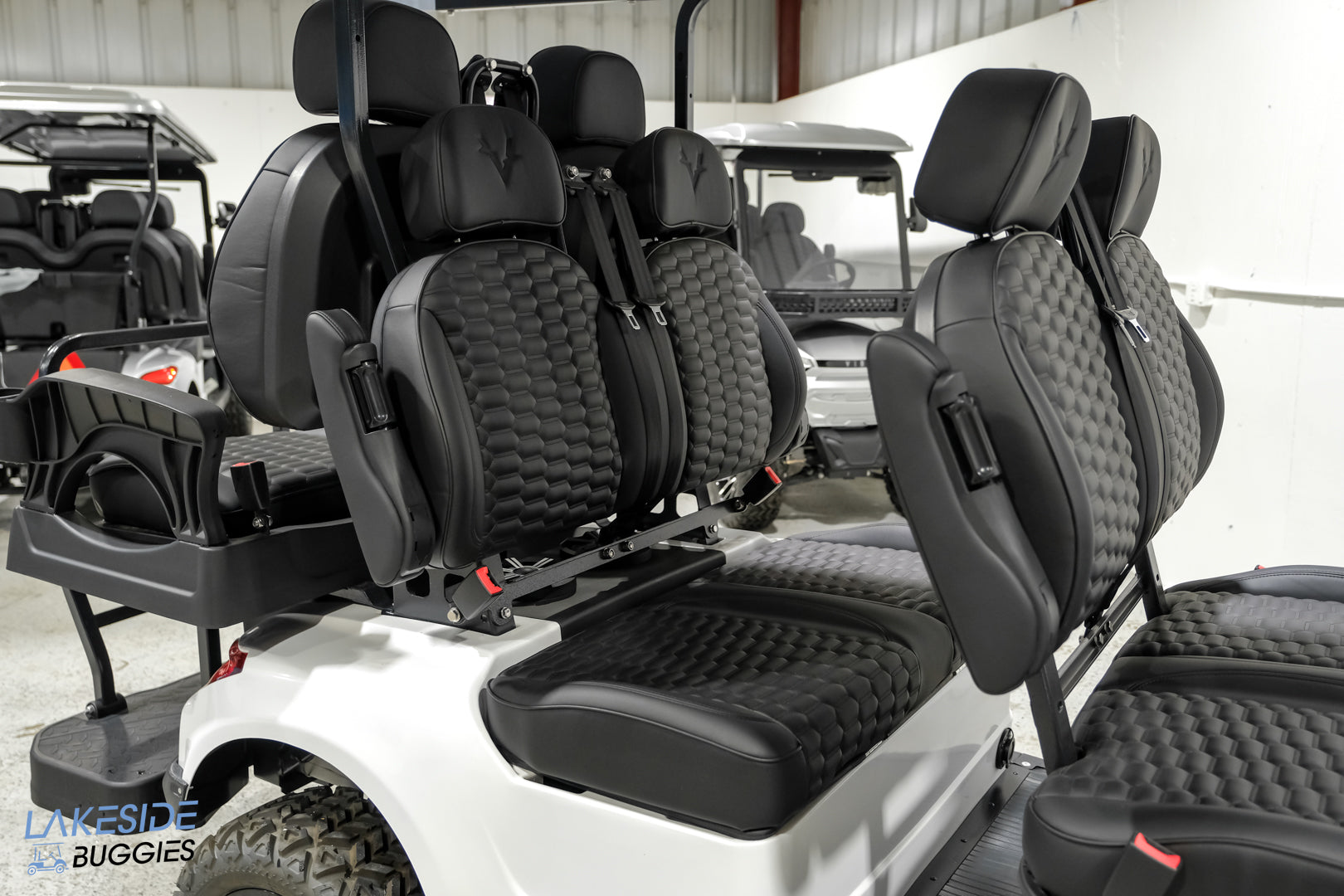 2025 Vibe EV - FLEX 6P Charcoal Grey Metallic Golf Cart Street