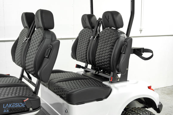 2025 Vibe EV - FLEX 4F - Lifted Golf Cart Arctic White