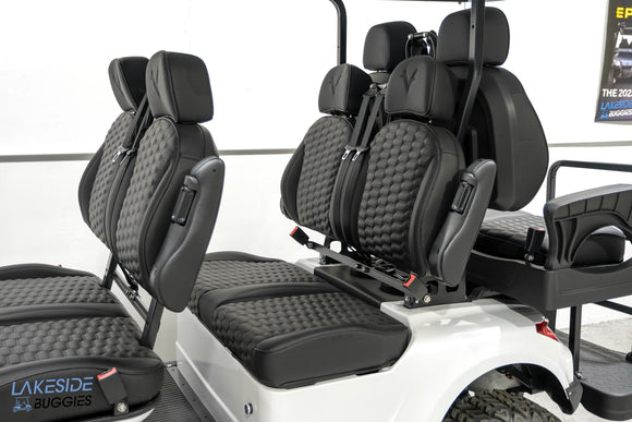 2025 Vibe EV - FLEX 6 - Lifted Golf Cart White Metallic