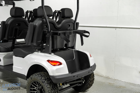 2025 Vibe EV - FLEX 4F - Lifted Golf Cart Arctic White