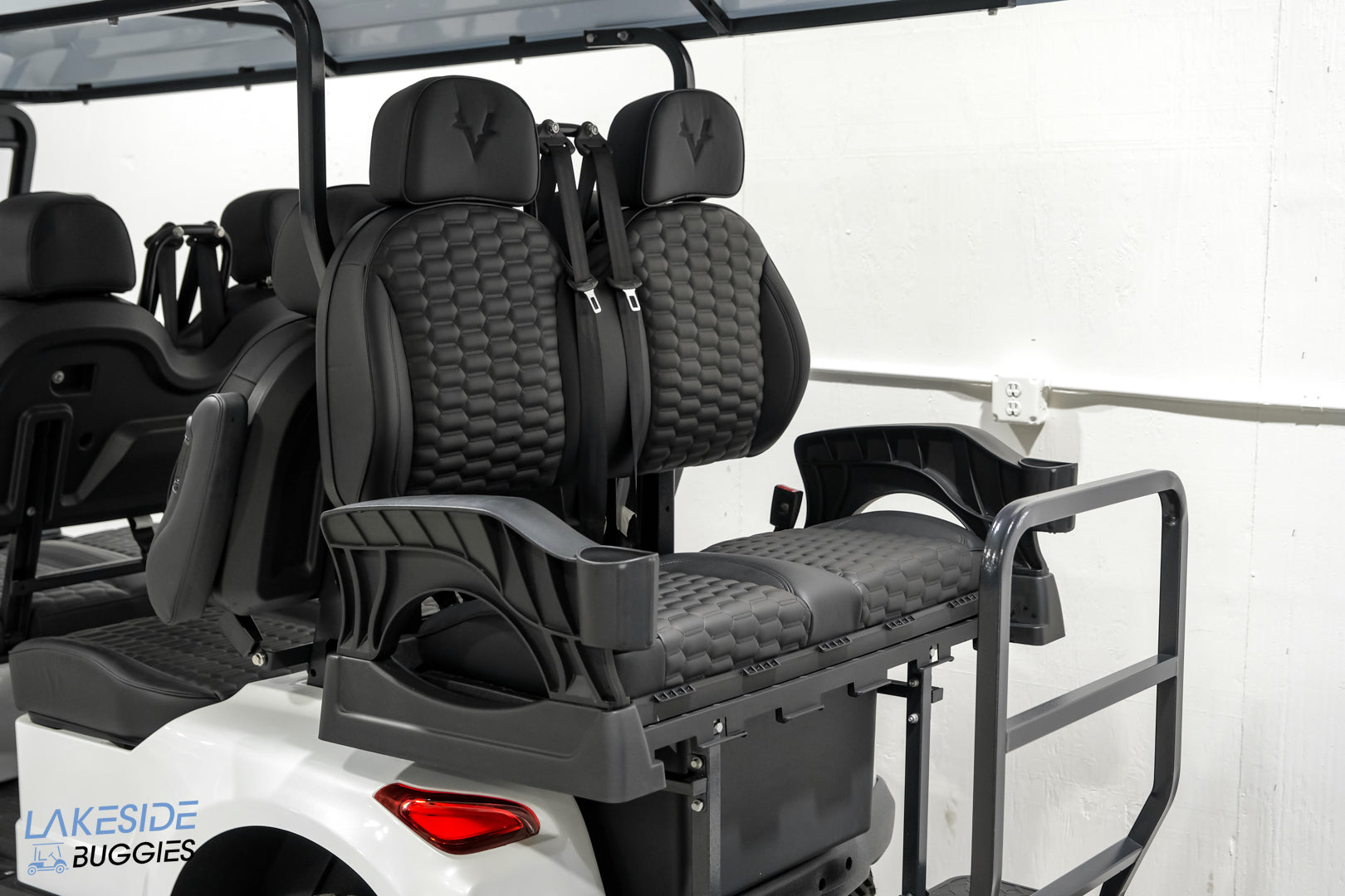 2025 Vibe EV - FLEX 6 - Lifted Golf Cart White Metallic