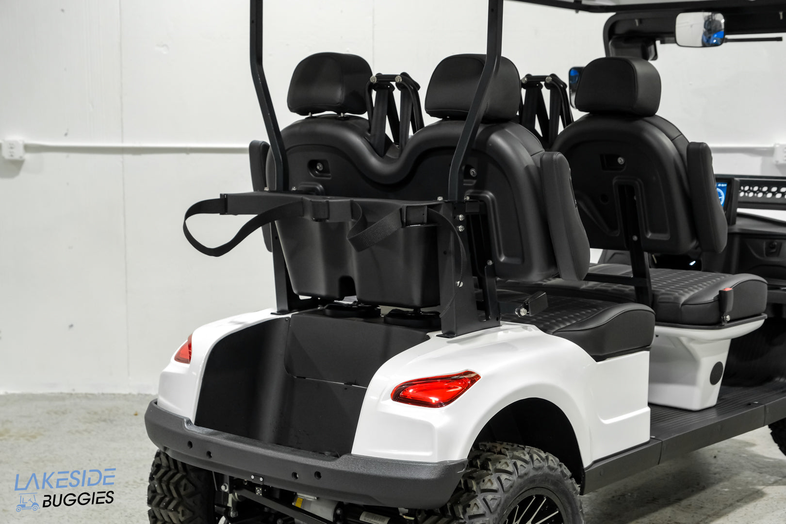 2025 Vibe EV - FLEX 4F - Lifted Golf Cart Arctic White