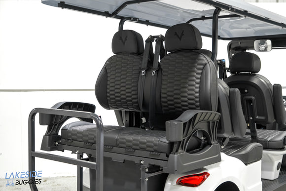 2025 Vibe EV - FLEX 6 - Lifted Golf Cart White Metallic