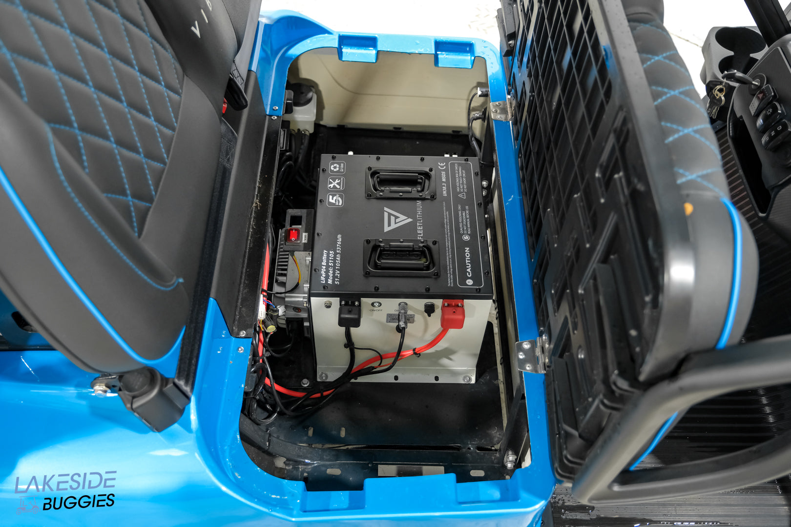 2025 Vibe EV - EV4 Beach Blue - Lithium Lifted