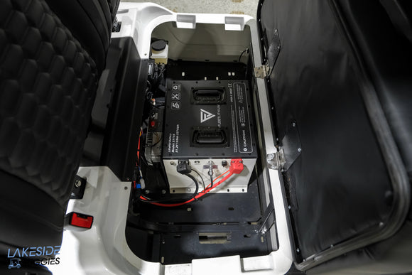 2025 Vibe EV - FLEX 6 - Lifted Golf Cart White Metallic