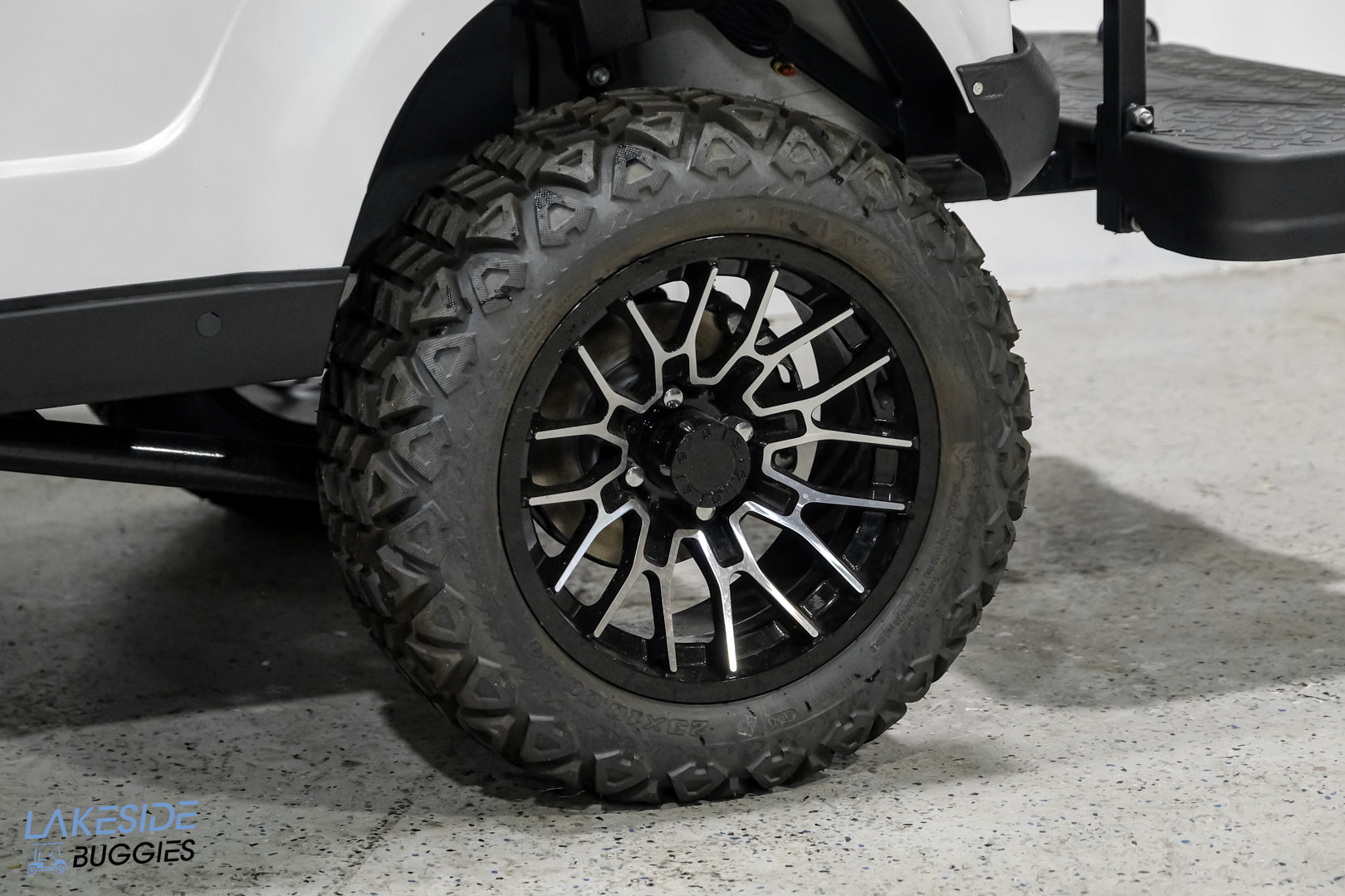 2025 Vibe EV - FLEX 6P Charcoal Grey Metallic Golf Cart Street
